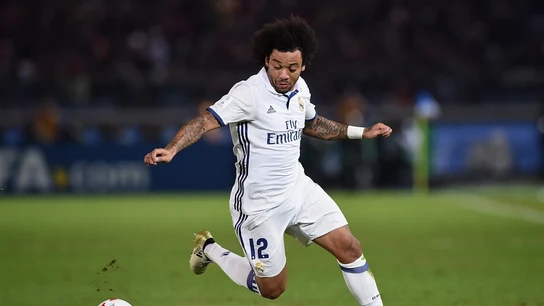 Marcelo en un partido con el Real Madrid Marcelo en un partido con el Real Madrid