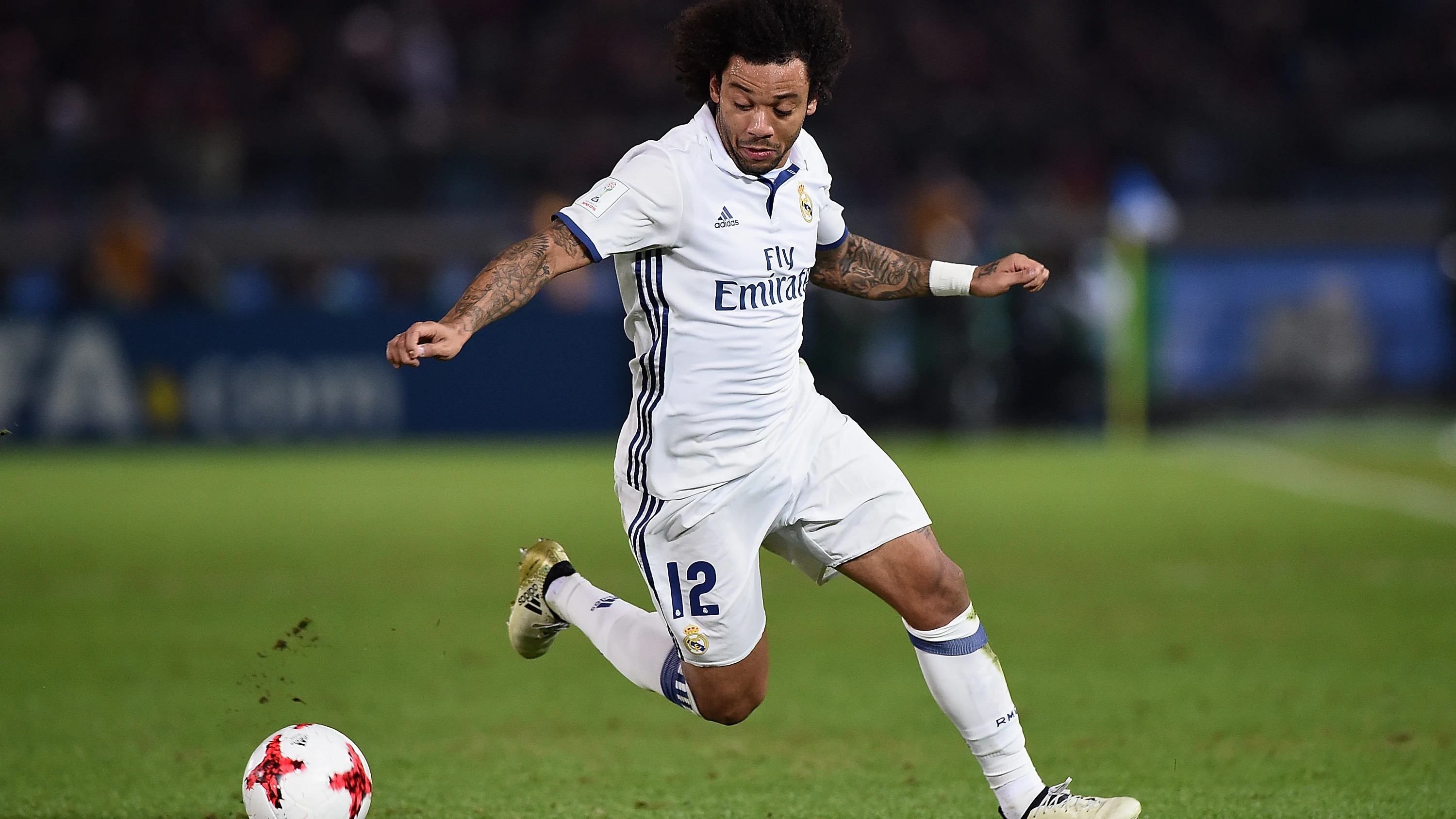 Marcelo en un partido con el Real Madrid Marcelo en un partido con el Real Madrid