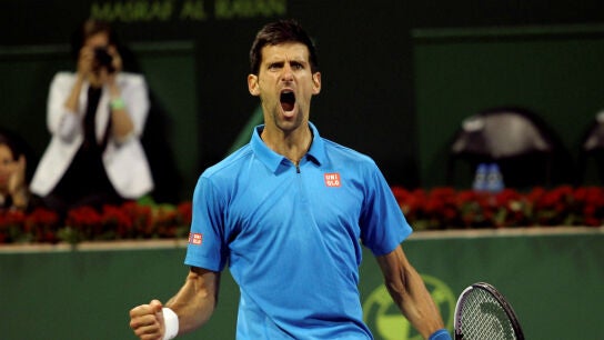 Djokovic, exultante 