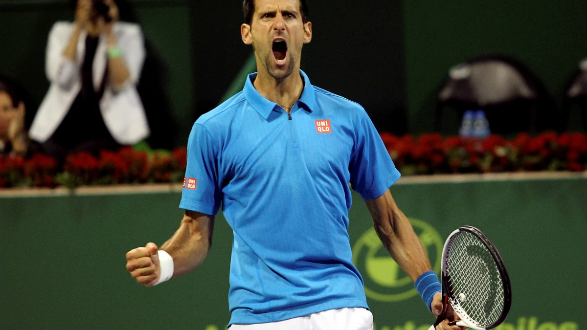 Djokovic, exultante Djokovic, exultante