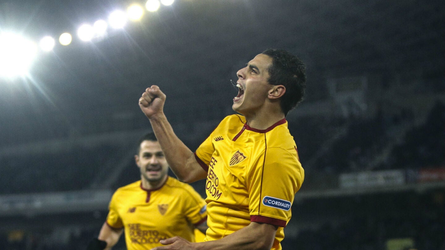 Ben Yedder celebra un gol