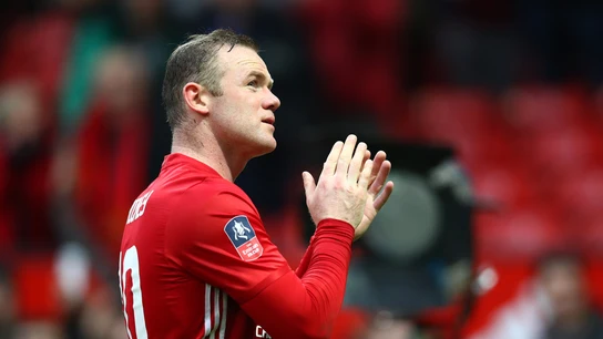 Rooney en el partido con el Manchester Rooney en el partido con el Manchester