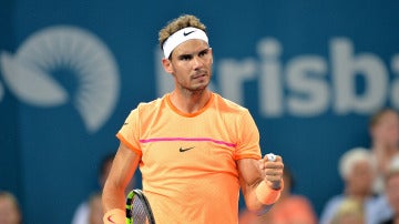 Rafa Nadal durante un partido