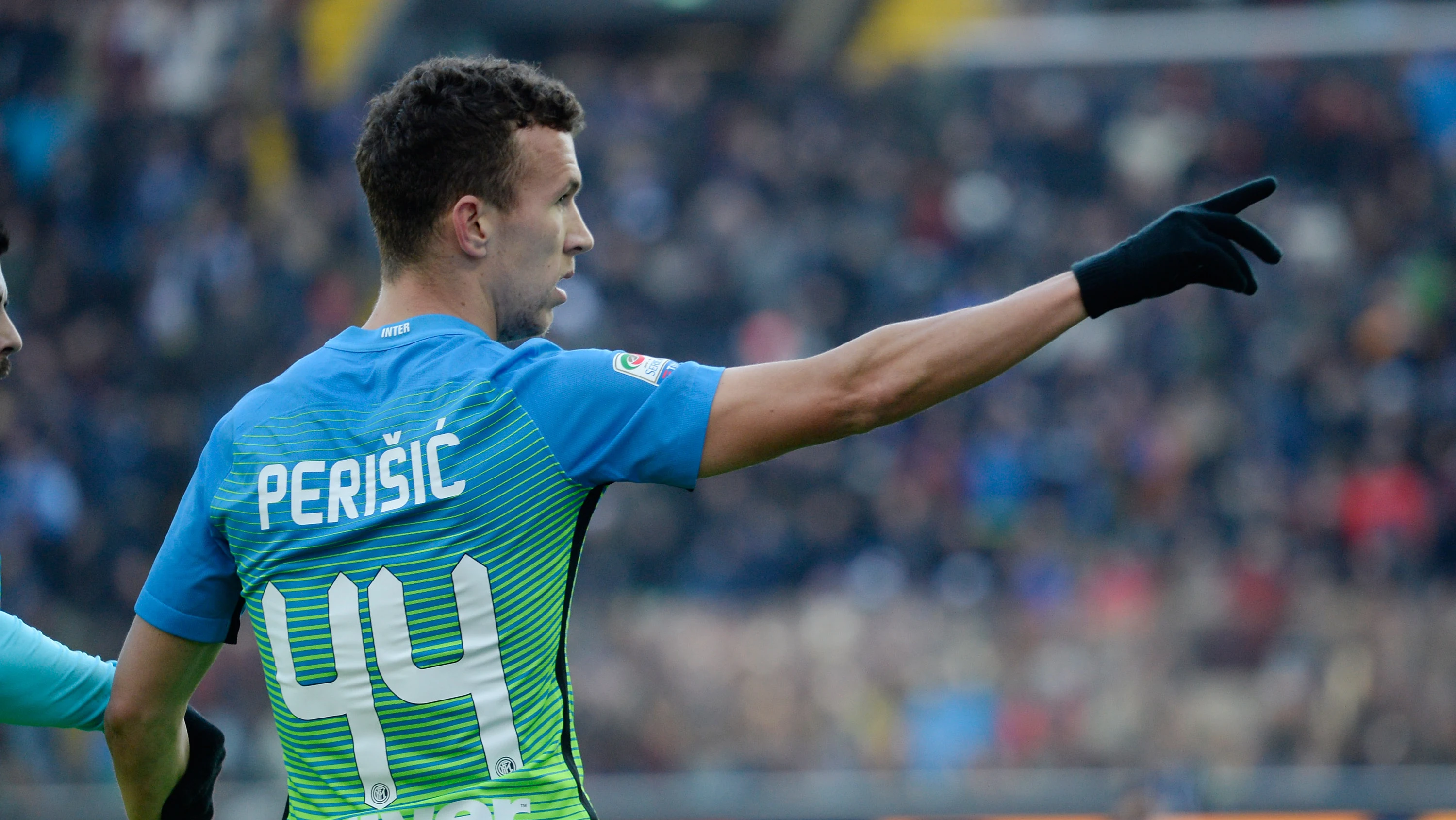 Perisic celebrando uno de sus goles