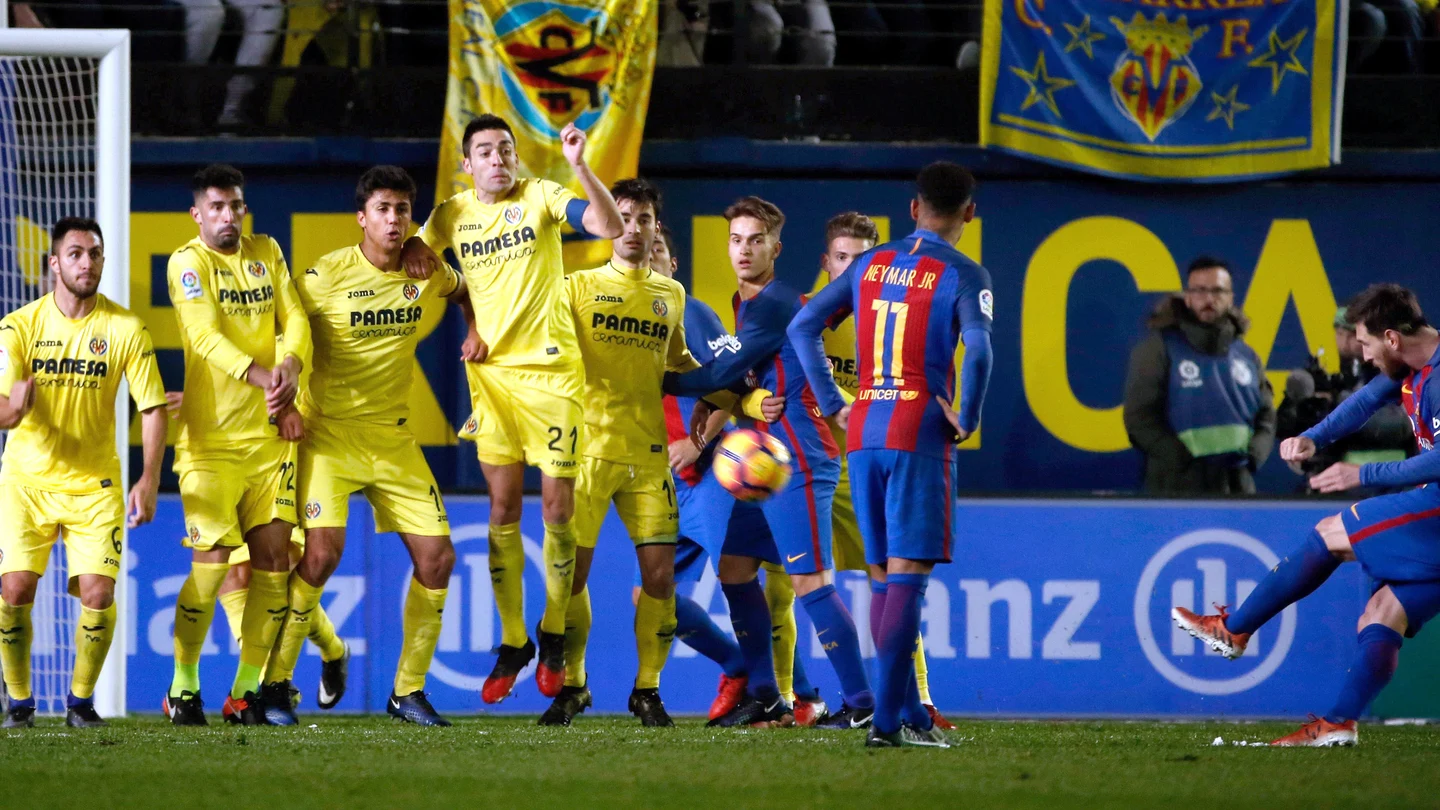 Golazo de falta de Leo Messi Golazo de falta de Leo Messi