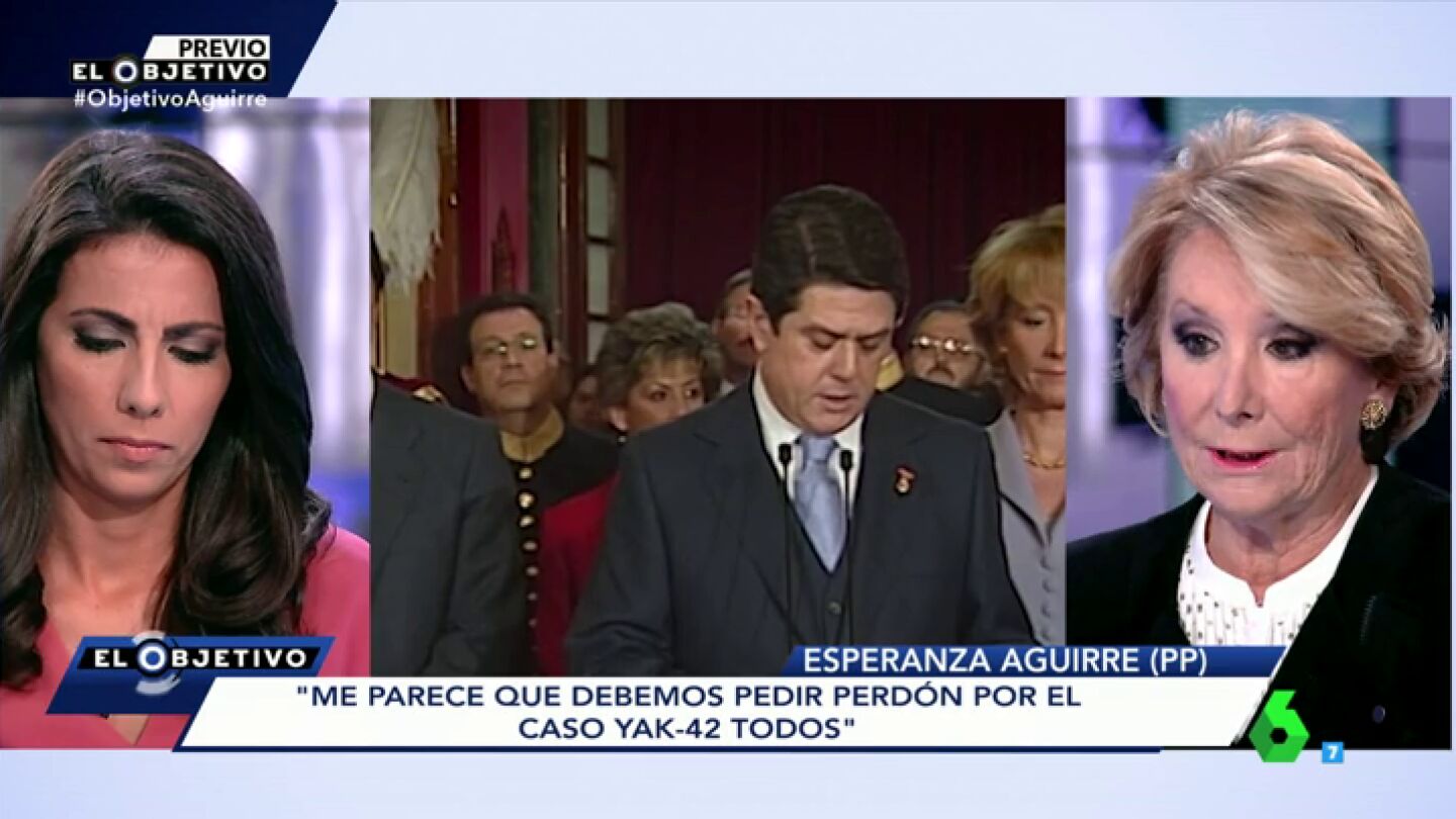 Frame 98.155344 de: Esperanza Aguirre, sobre posible ingreso de Trillo en el Consejo de Estado: "No es un cargo p&uacute;blico sino de funcionario"