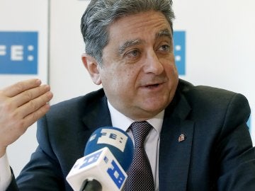 El delegado del Gobierno en Cataluña, Enric Millo, durante una entrevista con Efe El delegado del Gobierno en Cataluña, Enric Millo, durante una entrevista con Efe