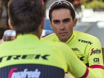 Alberto Contador, ciclista del Trek-Segrafedo Alberto Contador, ciclista del Trek-Segrafedo