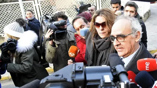 La madre de Nadia, Margarita Garau, acompañada por su abogado, Alberto Martín La madre de Nadia, Margarita Garau, acompañada por su abogado, Alberto Martín
