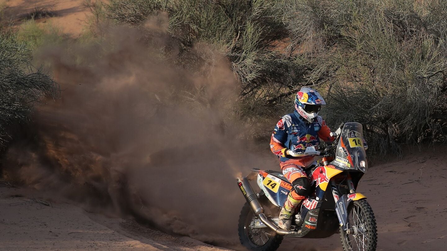 El motociclista brit&aacute;nico Sam Sunderland 