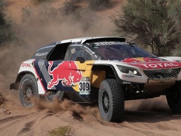 Stéphane Peterhansel, líder del Dakar Stéphane Peterhansel, líder del Dakar