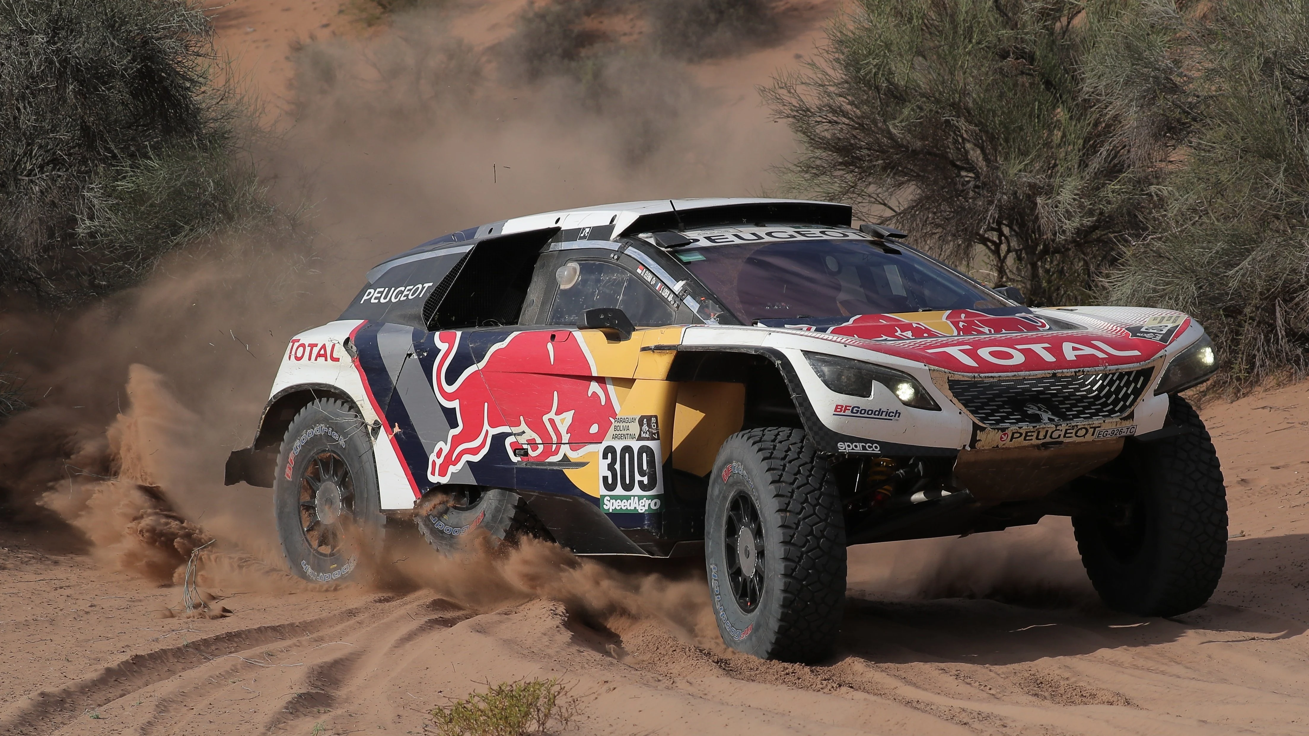 Stéphane Peterhansel, líder del Dakar
