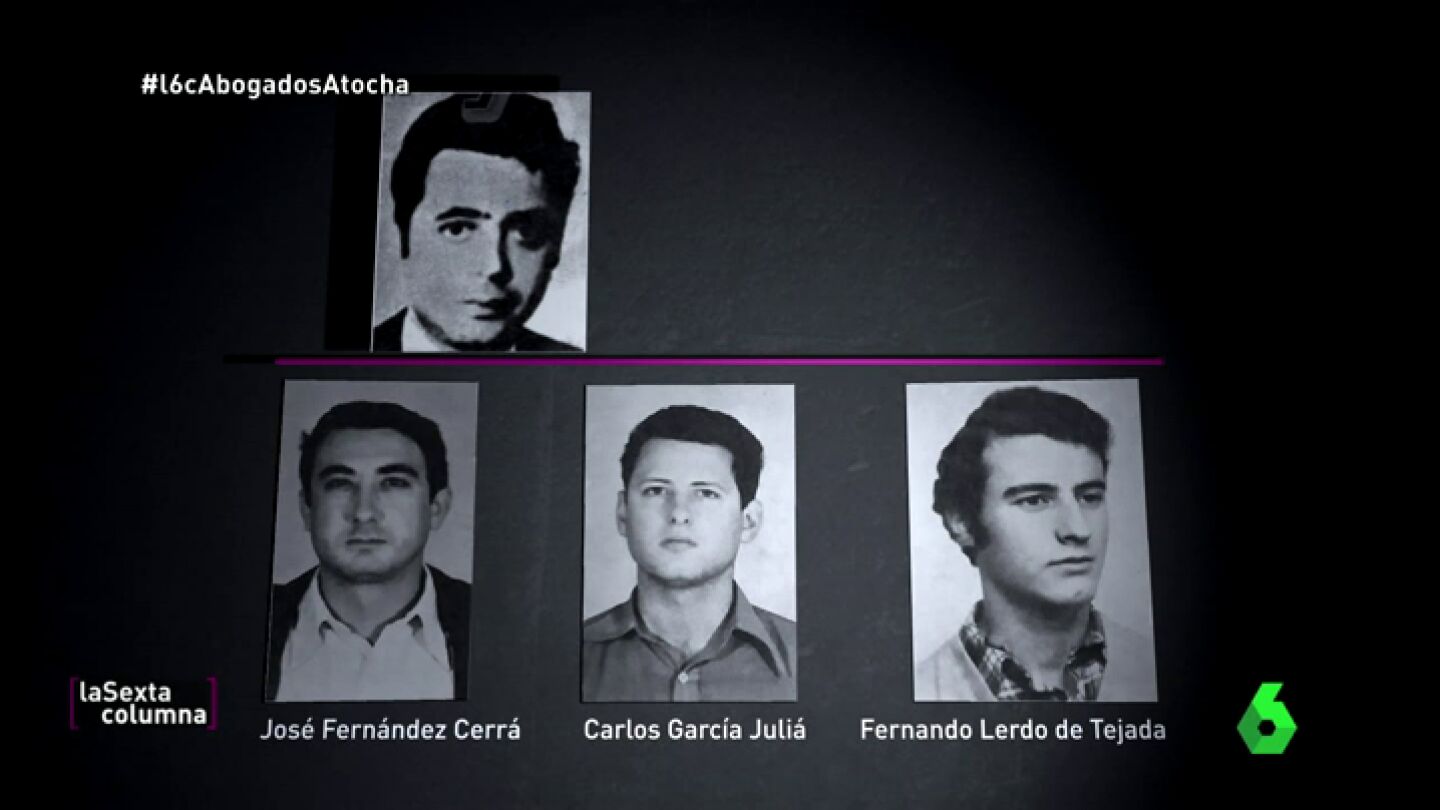 Frame 82.147374 de: Jos&eacute; Fern&aacute;ndez, Carlos Garc&iacute;a y Fernando Lerdo, los 'pistoleros de extrema derecha' que mataron a los abogados de Atocha