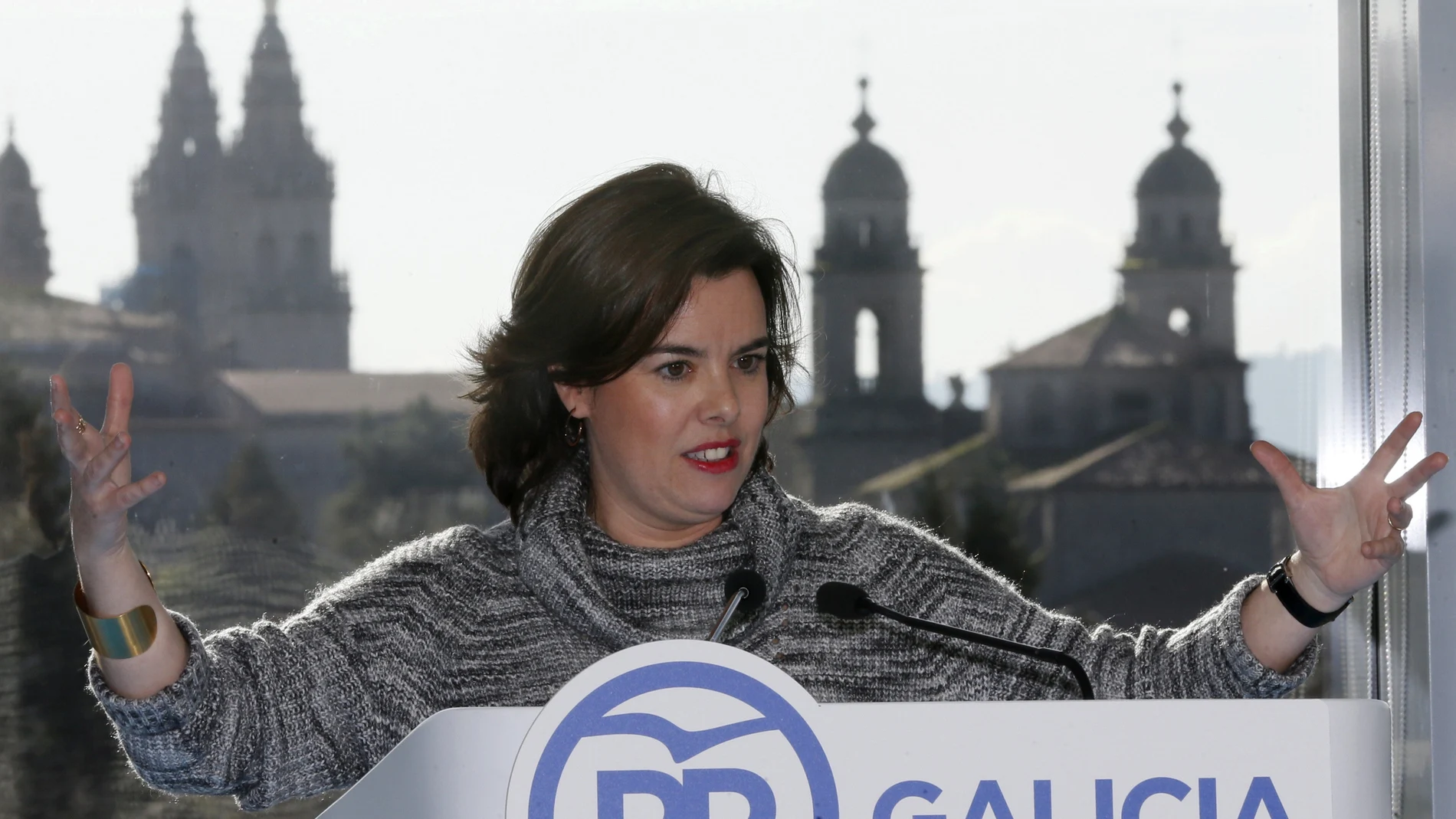 La vicepresidenta del Gobierno, Soraya Sáenz de Santamaría