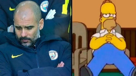 Guardiola, al más puro estilo Homer Simpson Guardiola, al más puro estilo Homer Simpson