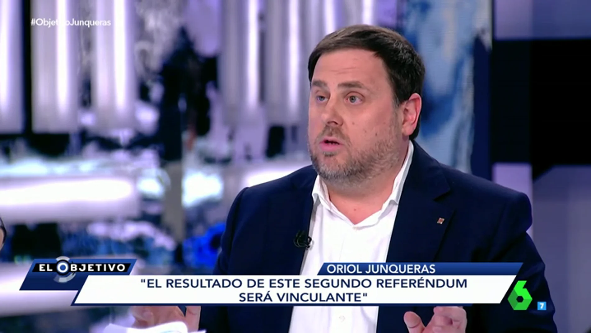 Frame 199.845319 de: Oriol Junqueras: "El resultado de este segundo referéndum será vinculante"