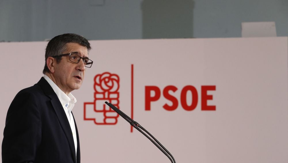 Patxi López presenta su candidatura a la Secretaría General del PSOE