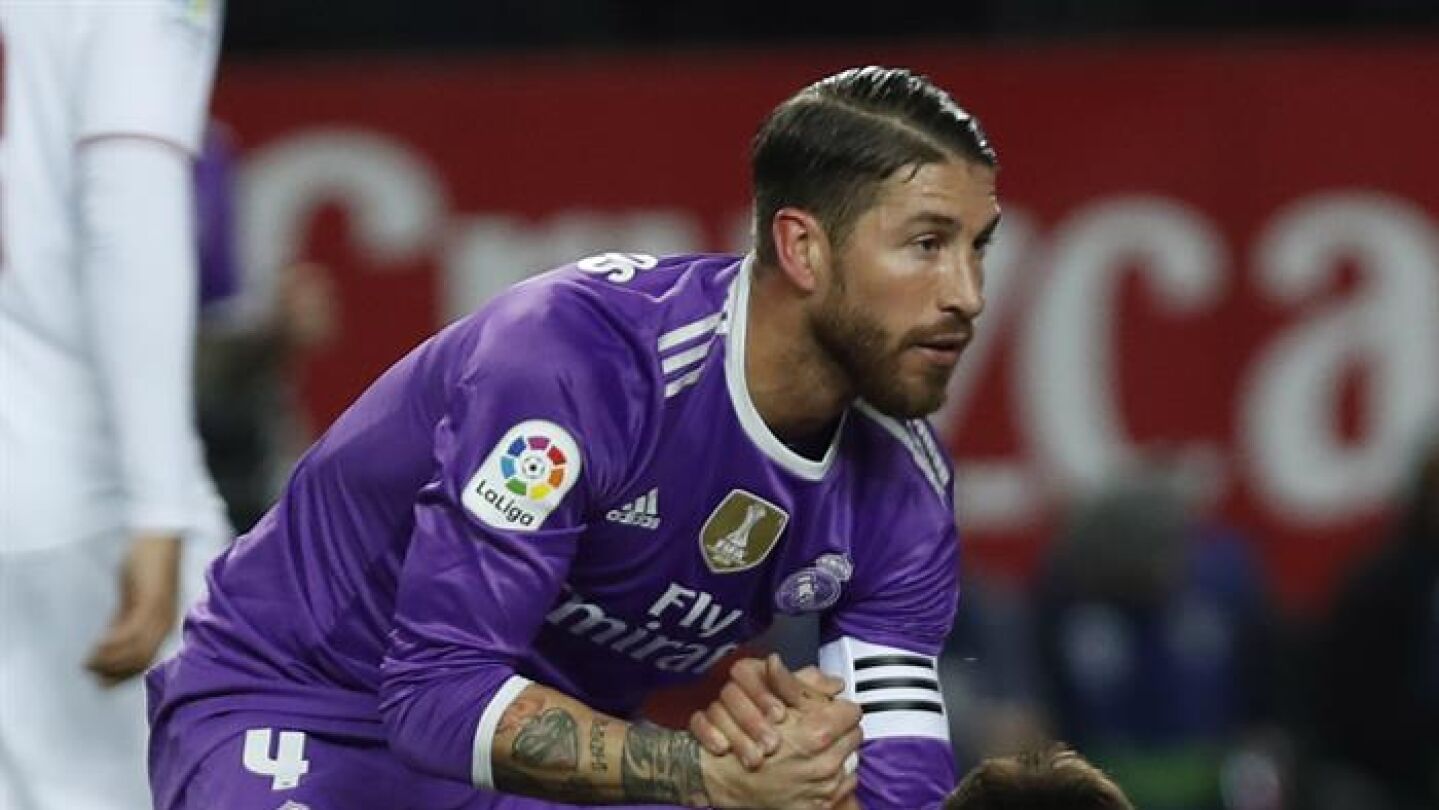Sergio Ramos con V&aacute;zquez