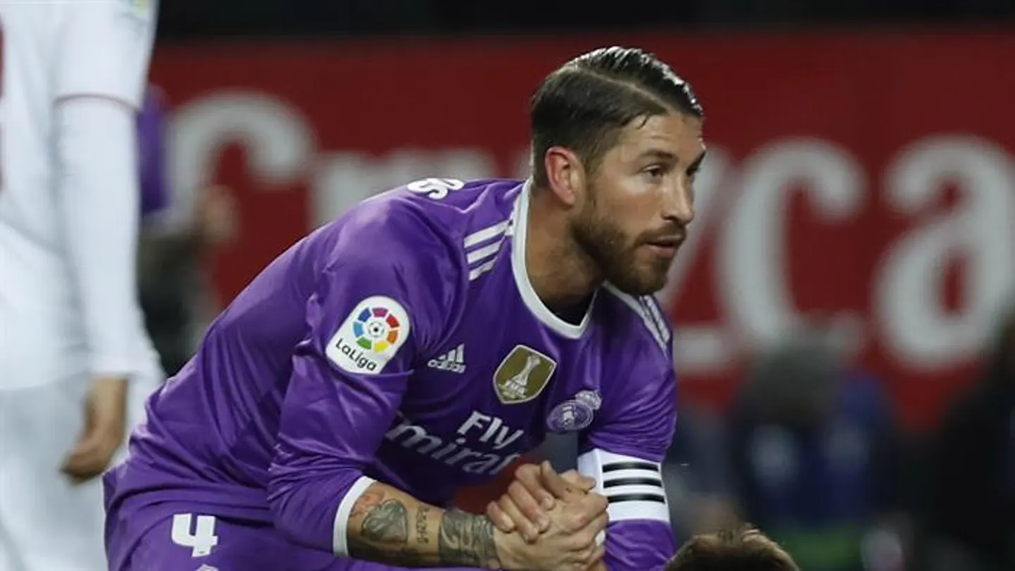 Sergio Ramos con Vázquez Sergio Ramos con Vázquez