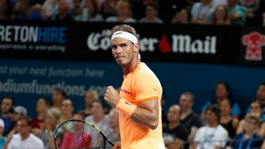 Nadal, en el torneo internacional de Brisbane