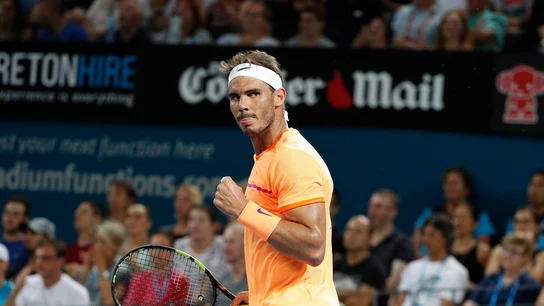 Nadal, en el torneo internacional de Brisbane Nadal, en el torneo internacional de Brisbane
