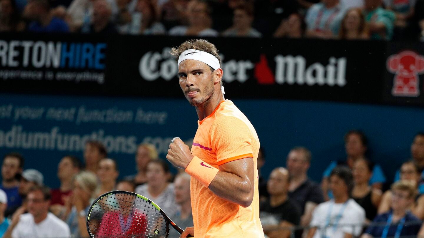 Nadal, en el torneo internacional de Brisbane
