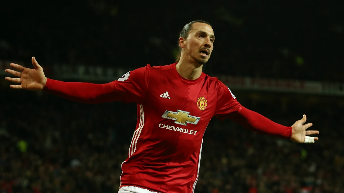 Ibrahimovic, con el United