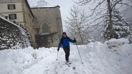 Imagan de archivo de un temporal de nieve en el norte de España Imagan de archivo de un temporal de nieve en el norte de España