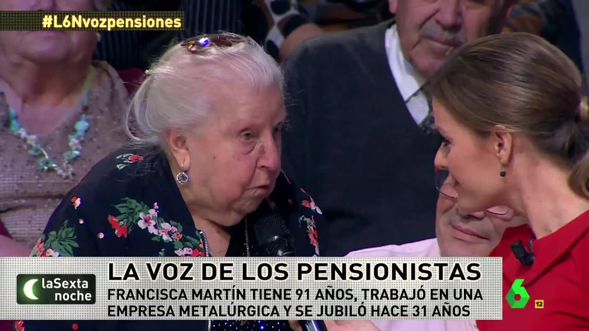 Paquita Martín, pensionista