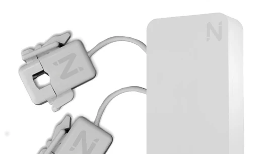 Imagen del aparato con el que el dispositivo de Nubings mide el consumo eléctrico Imagen del aparato con el que el dispositivo de Nubings mide el consumo eléctrico