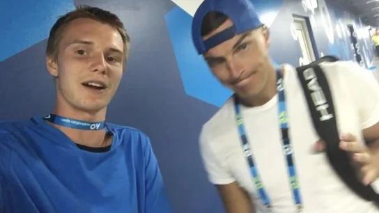 El imitador de Rafa Nadal en el US Open El imitador de Rafa Nadal en el US Open