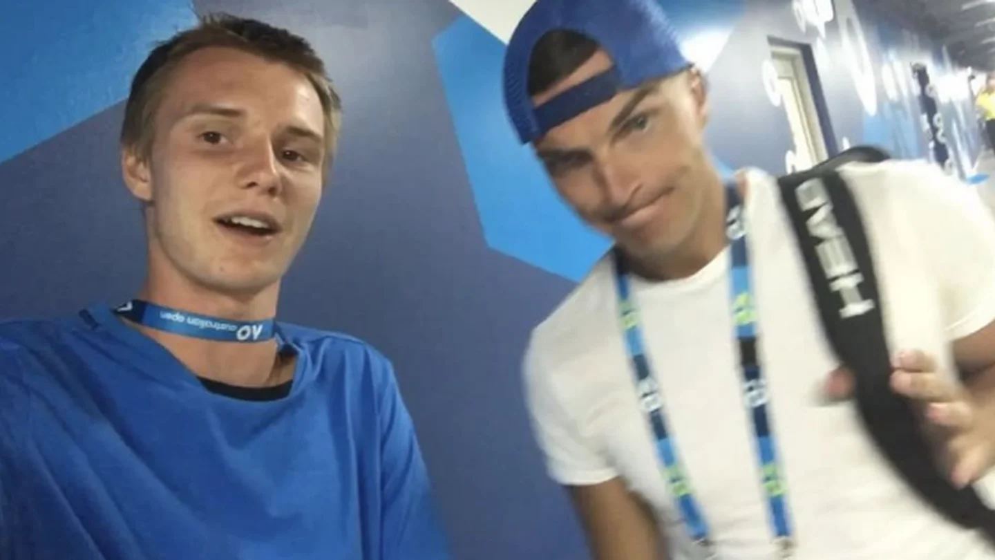 El imitador de Rafa Nadal en el US Open El imitador de Rafa Nadal en el US Open