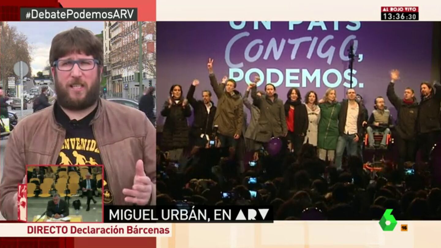 Frame 308.493061 de: Miguel Urb&aacute;n: "Iglesias tendr&iacute;a que dejar de ser secretario general si alguien le gana en primarias"