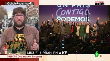 Frame 308.493061 de: Miguel Urbán: "Iglesias tendría que dejar de ser secretario general si alguien le gana en primarias"