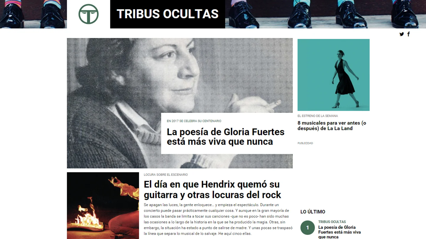Home de Tribus Ocultas Home de Tribus Ocultas