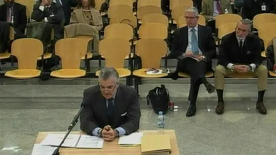 Luis Bárcenas, en el juicio de la Gürtel Luis Bárcenas, en el juicio de la Gürtel
