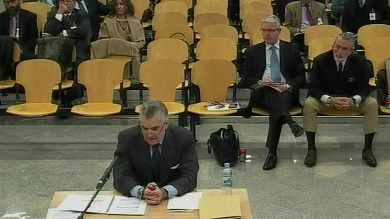 Luis Bárcenas, en el juicio de la Gürtel Luis Bárcenas, en el juicio de la Gürtel