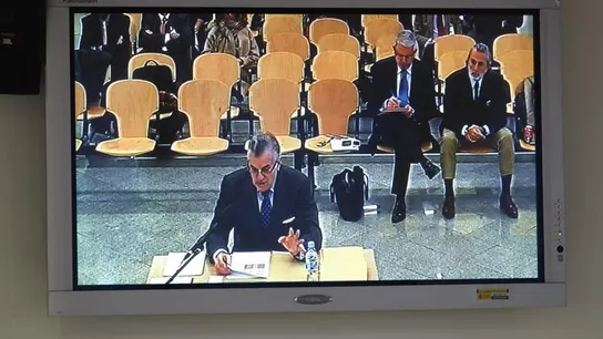 Luis Bárcenas, durante el juicio de la trama Gürtel Luis Bárcenas, durante el juicio de la trama Gürtel