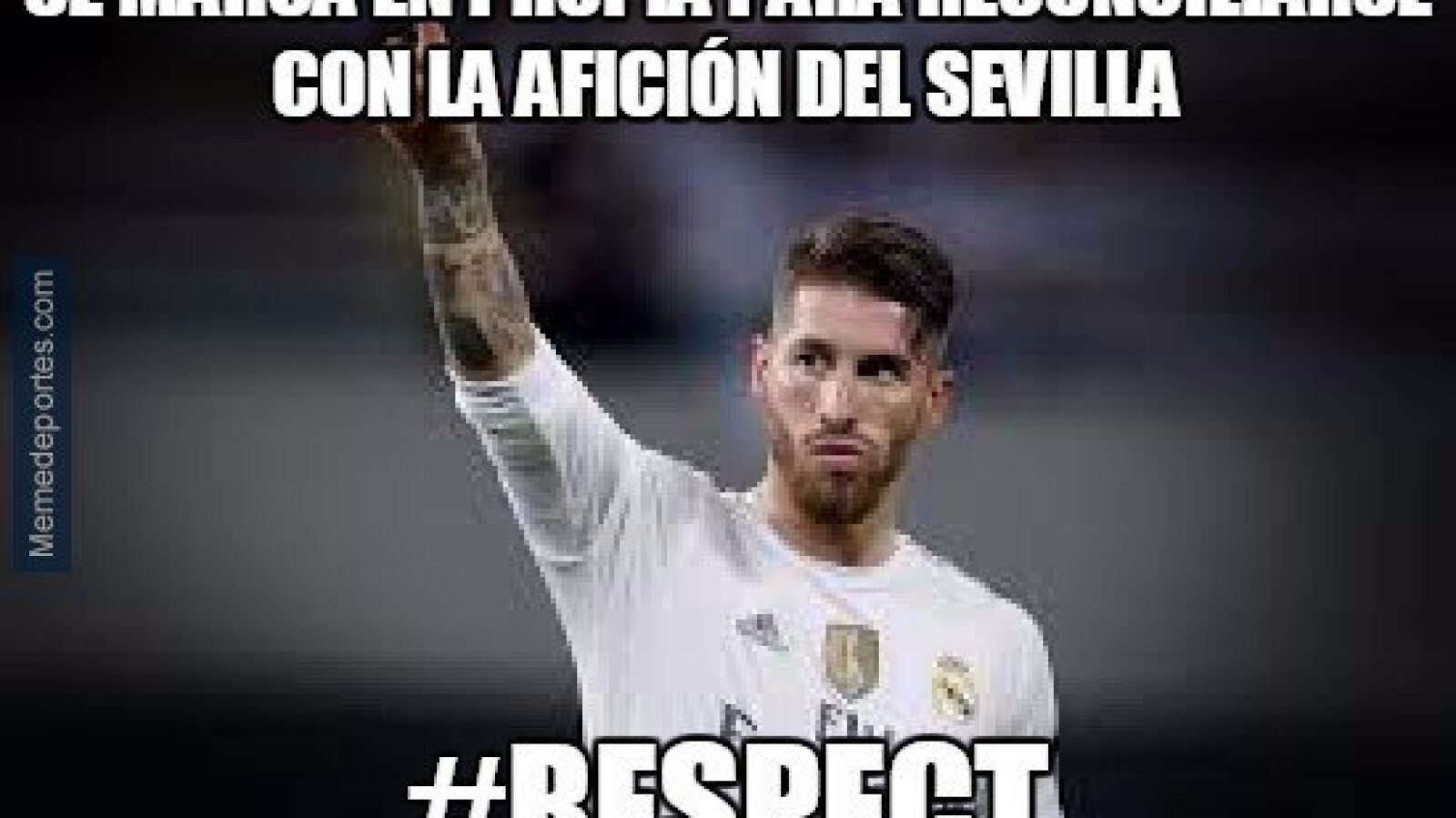 Sergio Ramos, protagonista de los 'memes' del Sevilla - Real Madrid