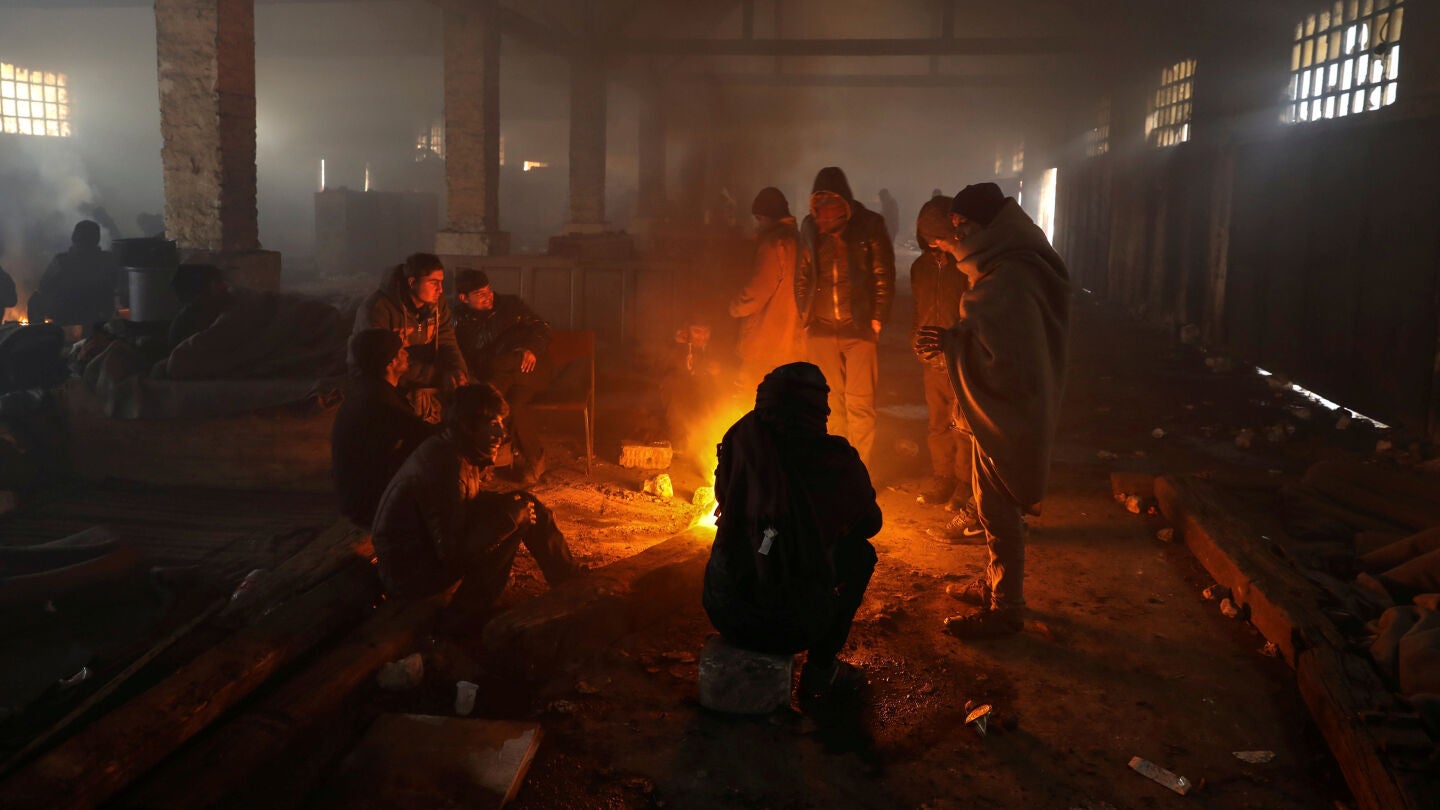 Situaci&oacute;n de los refugiados en Belgrado