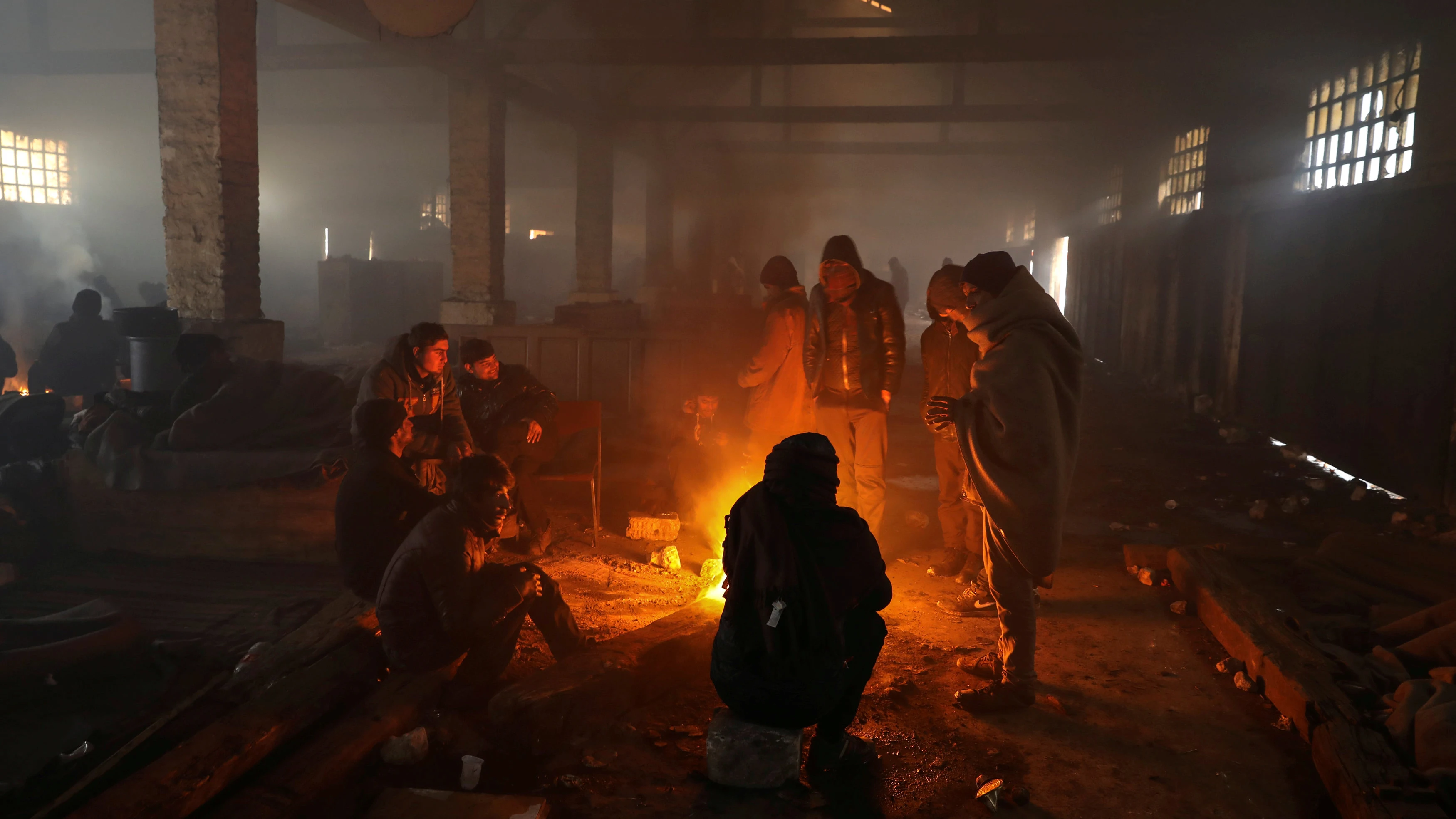 Situación de los refugiados en Belgrado