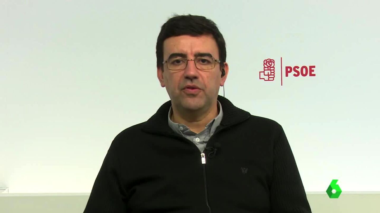 Mario Jim&eacute;nez, portavoz de la gestora del PSOE