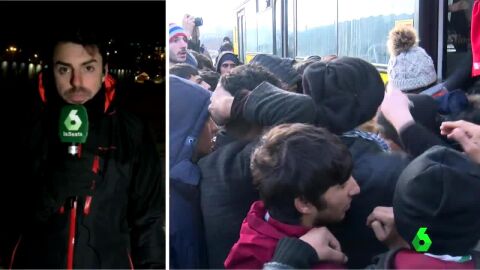 Traslado de refugiados en Serbia