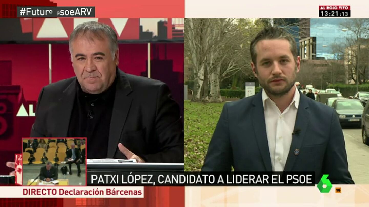 Frame 1.708549 de: Daniel Basteiro, sobre la candidatura de Patxi L&oacute;pez: "A Pedro S&aacute;nchez no le ha sentado bien"