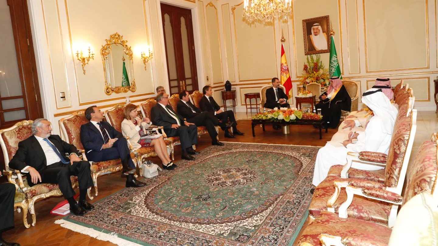 Desayuno oficial con el rey de Arabia Saudí Desayuno oficial con el rey de Arabia Saudí