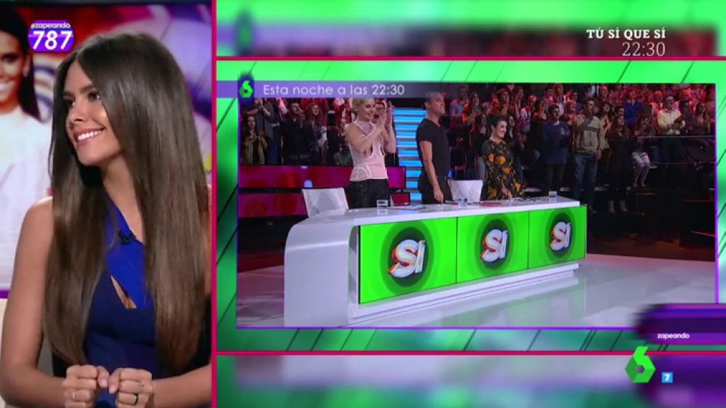 Cristina Pedroche, en Zapeando habla de T&uacute; s&iacute; que s&iacute;
