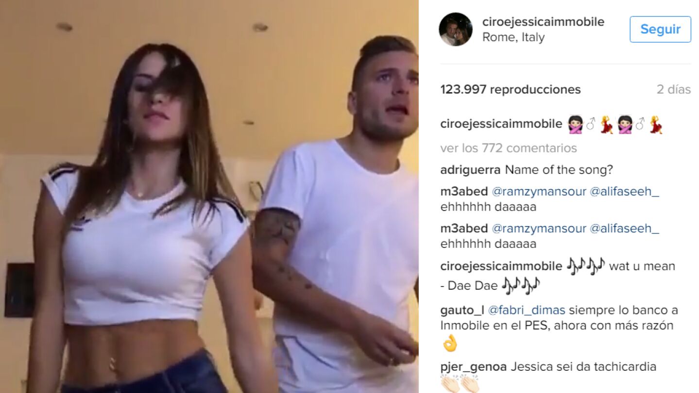 Inmobile y su novia, en pleno baile