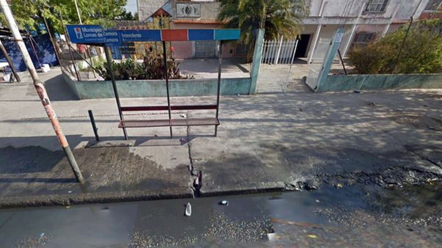 Marquesina en la que tuvo lugar el asesinato
