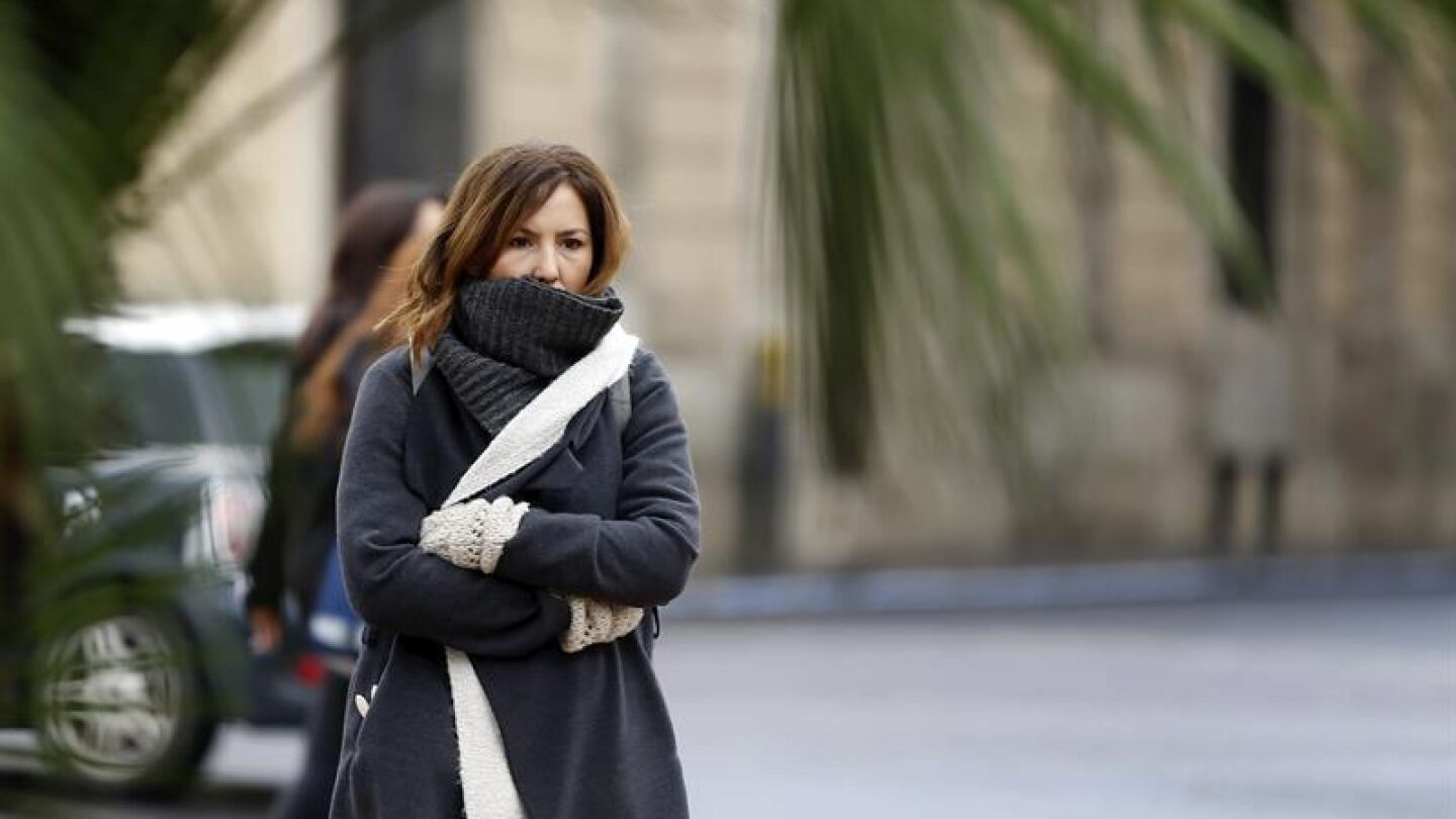 El fr&iacute;o ha afectado tambi&eacute;n a Valencia
