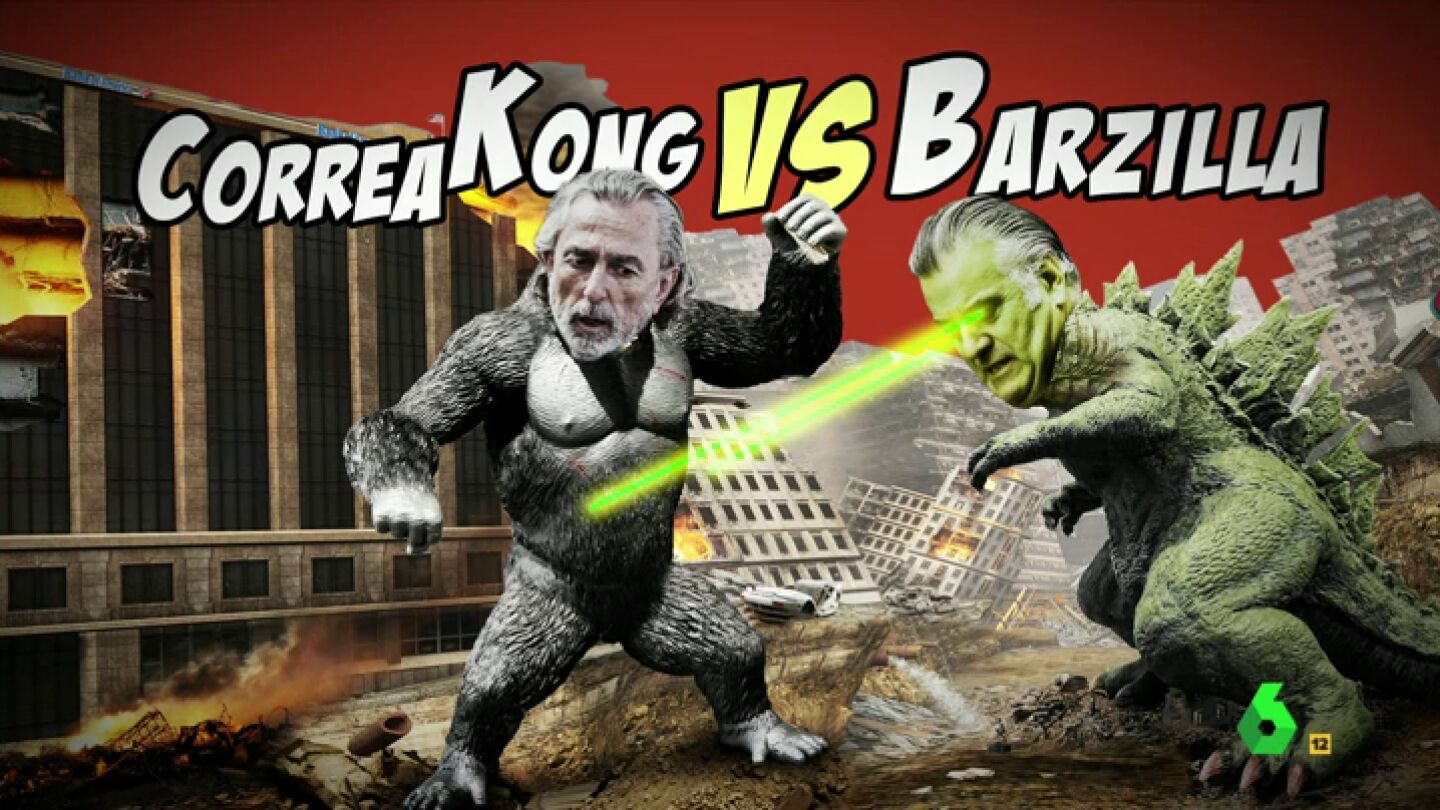 Frame 33.994531 de: Del "asalto de Correa" al "temido 'ataque cohecho'": CorreaKong VS Barzilla, "dos monstruos de la corrupci&oacute;n peleando a muerte"